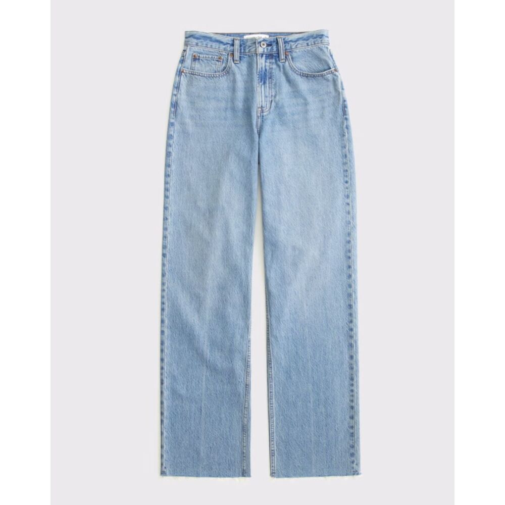 Abercrombie & Fitch High Rise Loose Jean Size 28